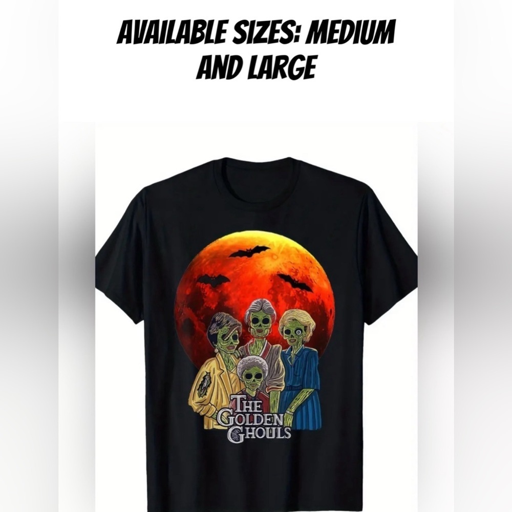 NIP-100% Cotton Golden Ghouls Tee